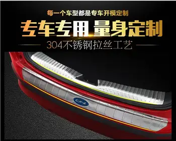 

High quality stainless steel inside+external Rear bumper Protector Sill For 2016 2017 Mazda CX-4