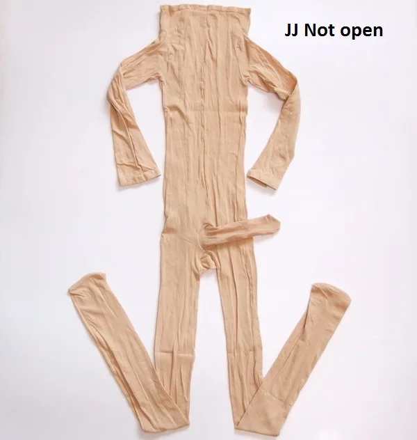 Hot sale Male sexy body stockings Mens one piece transparent elastic Velvet Bodysuits w penis sleeve Coveralls socks 5 Colors -
