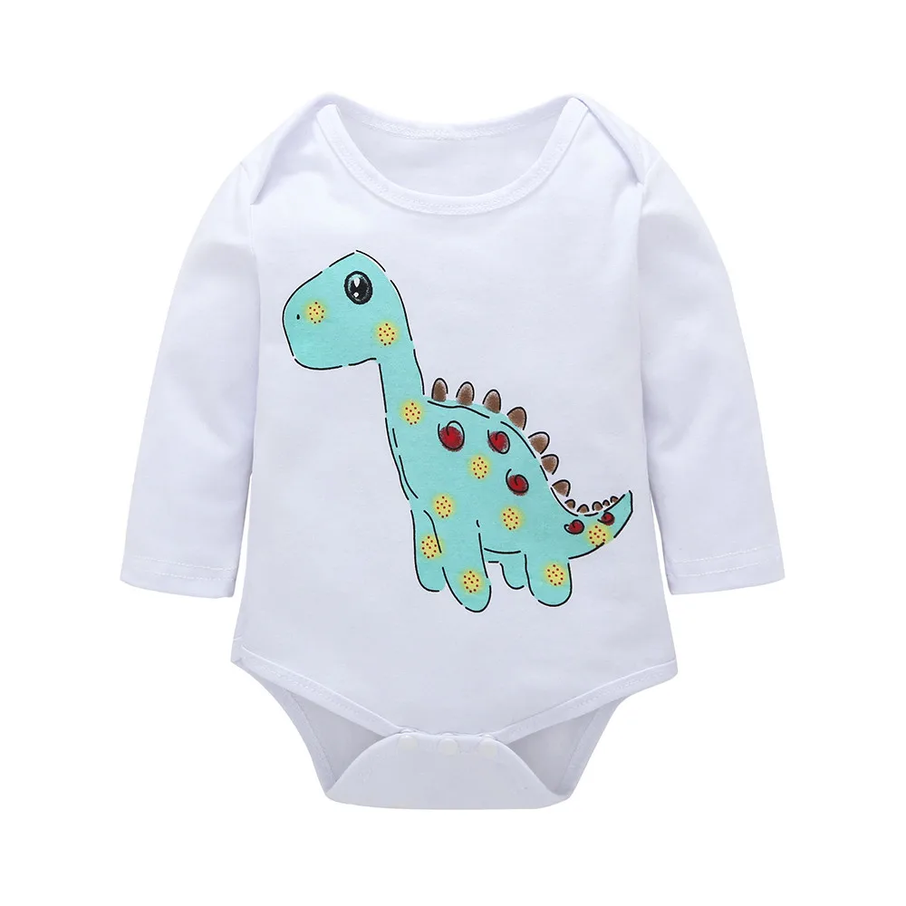 Vestido infantil/комплект одежды для маленьких мальчиков и девочек из 4 предметов, ромпер с динозавром+ штаны+ шляпа+ повязка на голову, комплекты хлопковый летний костюм для мальчиков,,#06