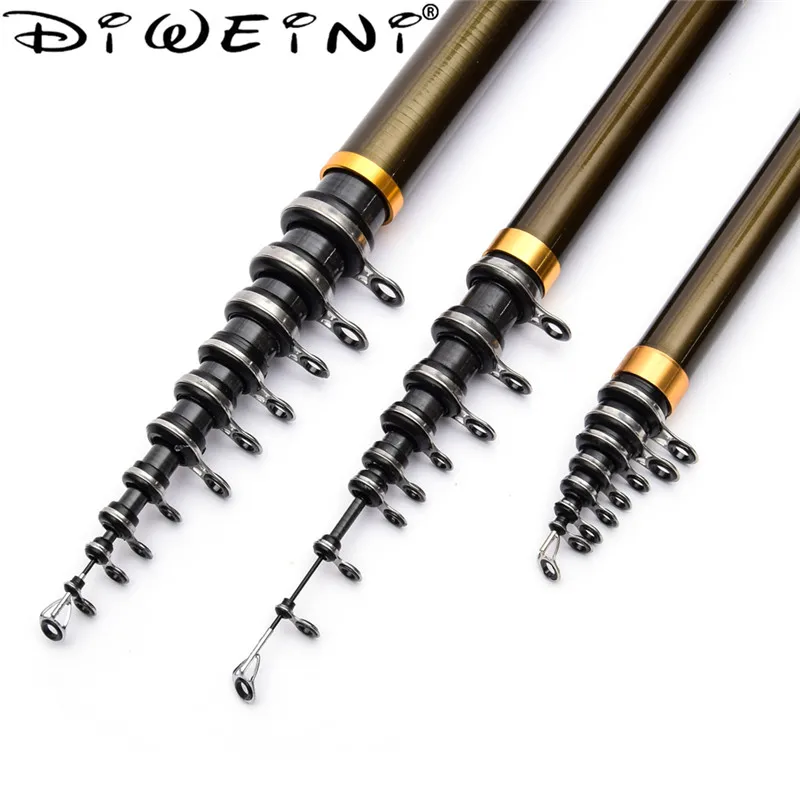 

2019 New Army Green+Black Carbon Fiber Telescopic Fishing Rod 2.7m 3.6m 4.5m 5.4m 6.3m Spinning Fishing Rod Rock Fishing Rod