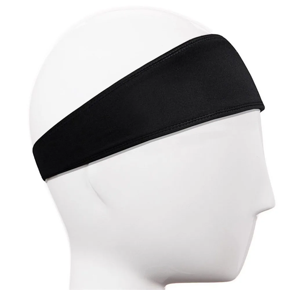 Solid color sweatband head sports yoga headband Hair Head Band Sweatband Headband Stretch Mens Wrap Elastic Sports Men Thin Gym