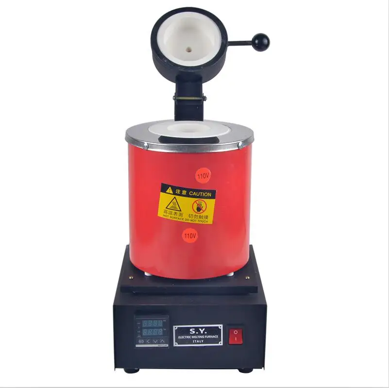Automatic Electric Melting Furnace Silver & Gold Pour Bar +2Kg