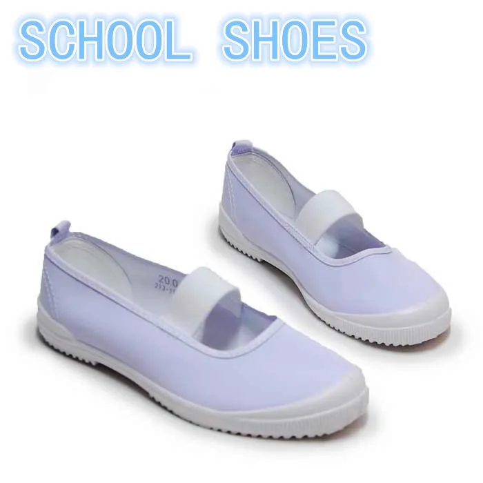 Обувь унисекс в японском стиле JK; школьная форма; Туфли uwabaki; спортивная обувь для дома - Цвет: White