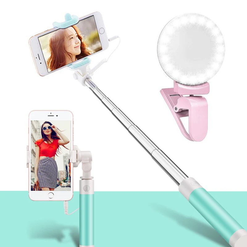 

Rovtop LED Selfie Ring Light Rechargeable Fill Light Camera Enhancing Photography Flash Selfie Light For Smart Phone Ipad Z2