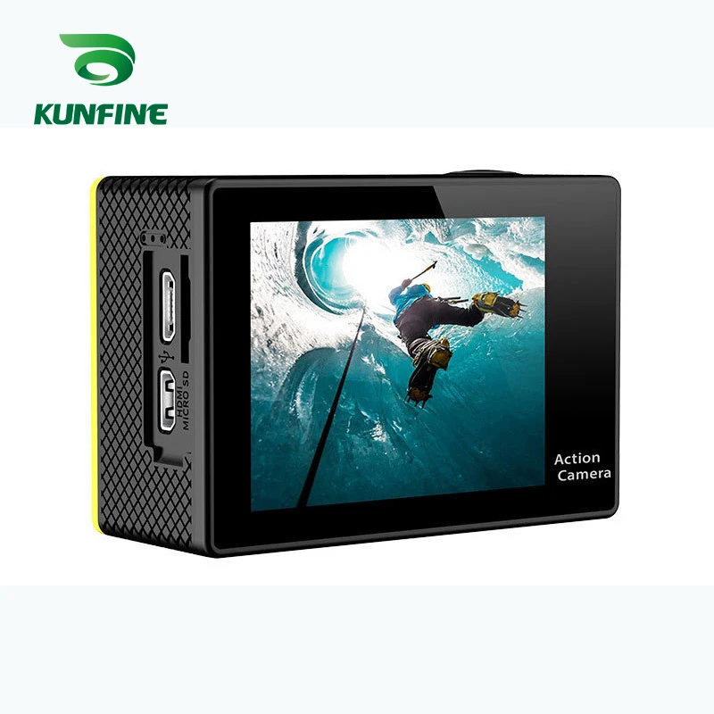 KUNFINE Ultra HD 4K Sports DV Action Camcorder 2.0 Screen 170 WiFi CMOS-Sensor Waterproof 7 Colors H9 (9)