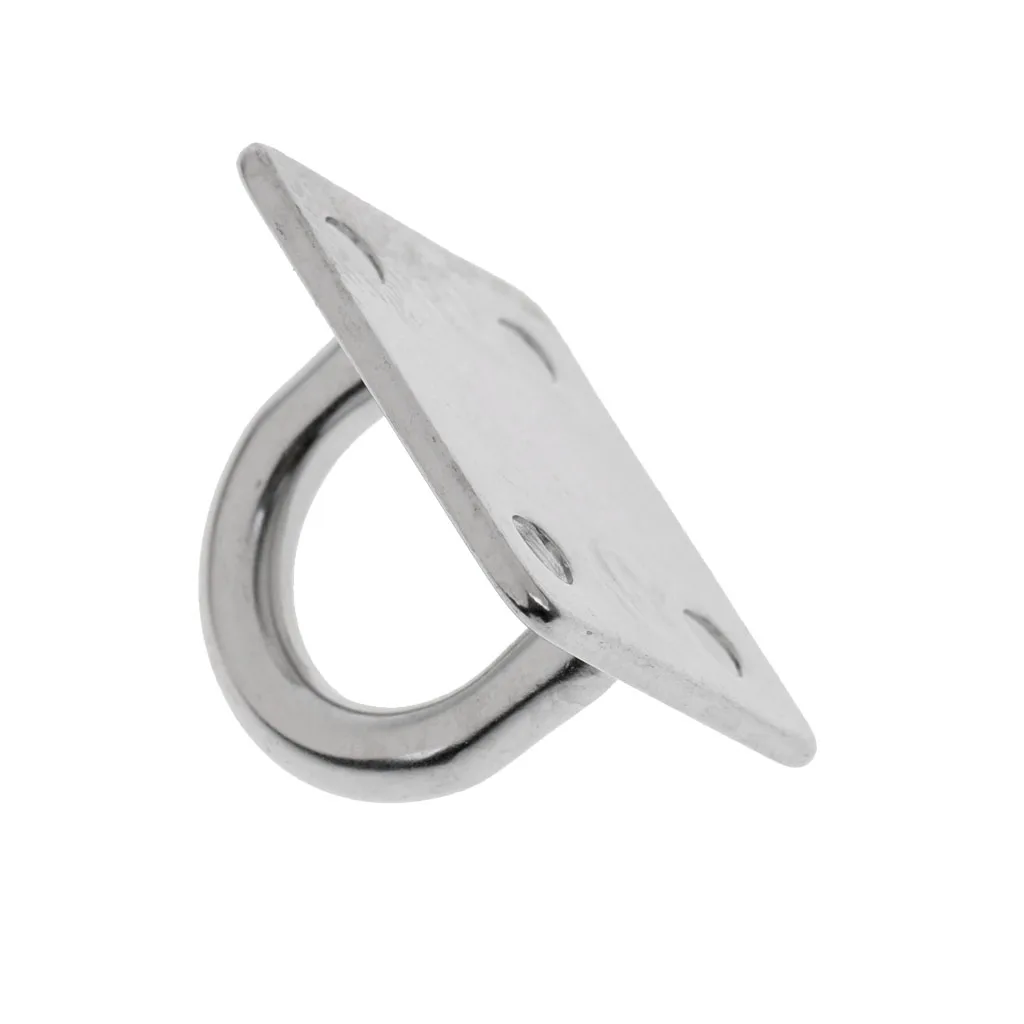 4pcs Stainless Steel Square Pad Eye Plate Shade Sail Sailboat Heavy Duty for Marine Boat Sailing Rigging 4mm 4pcs Stainless Steel Square Pad Eye Plate Shade Sail Sailboat Heavy Duty for Marine Boat Sailing Rigging 4mm