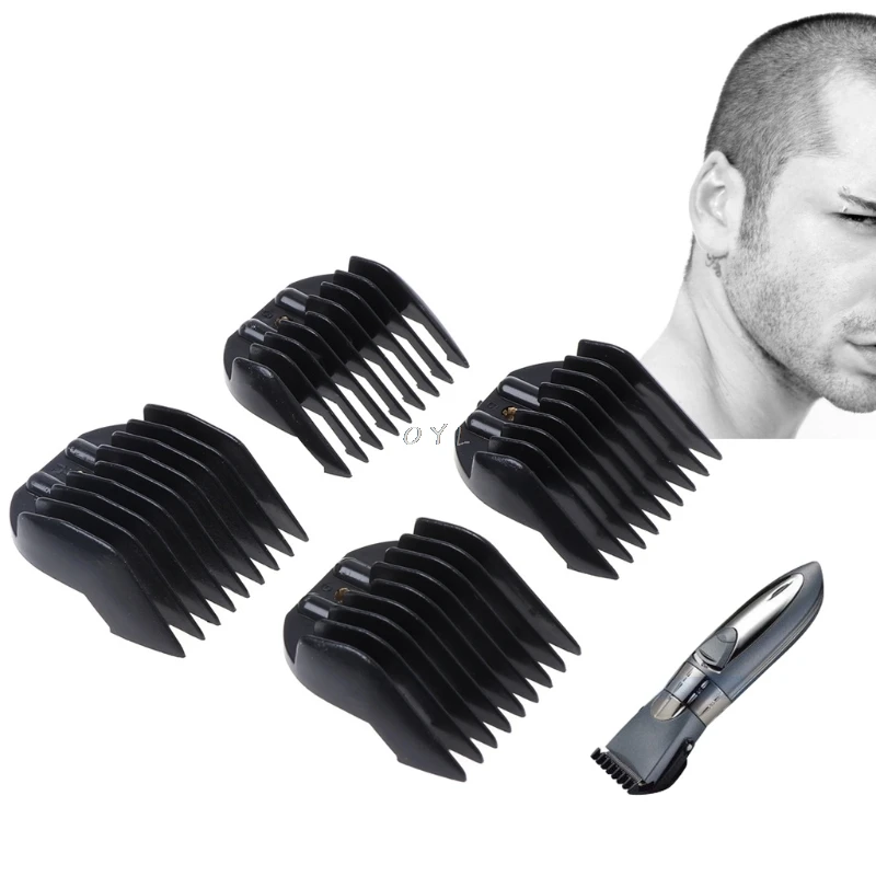 

4Pcs/set Universal Hair Clipper Limit Combs Guide Guard Attachment Size 3.6.9.12mm Hair Trimmer Replacement Personal Care