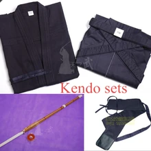 Высокое качество kendo наборы(kendogi+ hakama+ нож+ сумка) по индивидуальному заказу