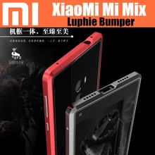 Оригинал LUPHIE бампер для Xiaomi смешивания Сильный Броня Алюминиевый Металлический Каркас чехол для xiaomi ми mix