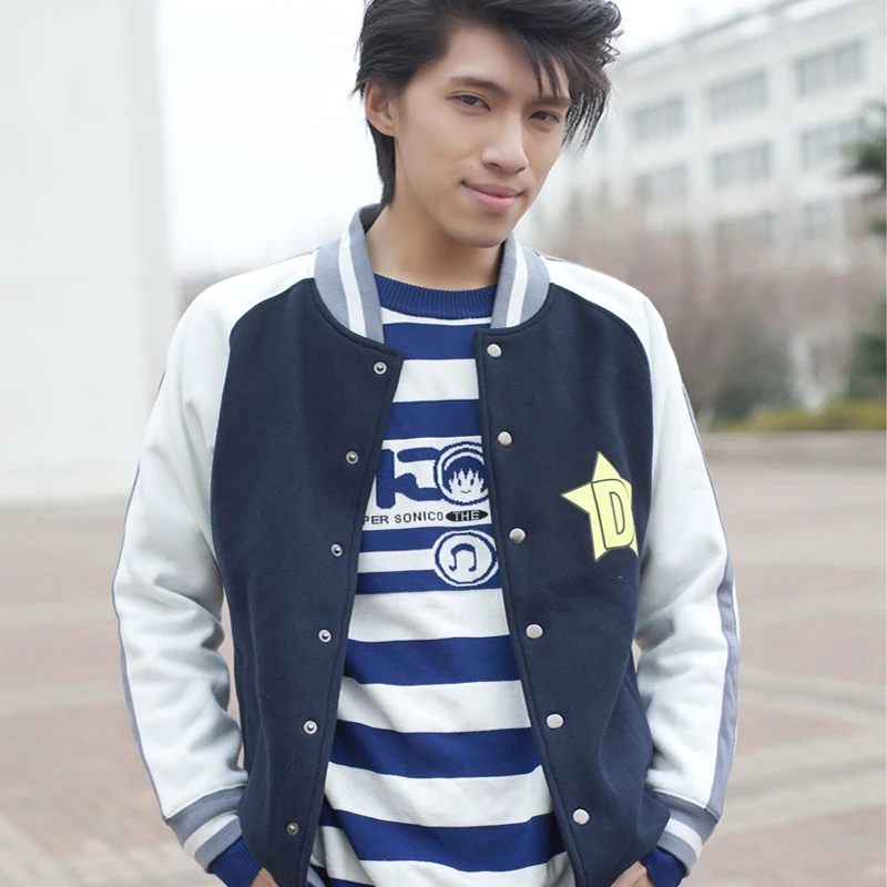 Game Space Dandy Baseball Uniform Cosplay Costume Jacket Coat - Men's Hollistic Hoodies Tracksuits Supply Moleton image 4