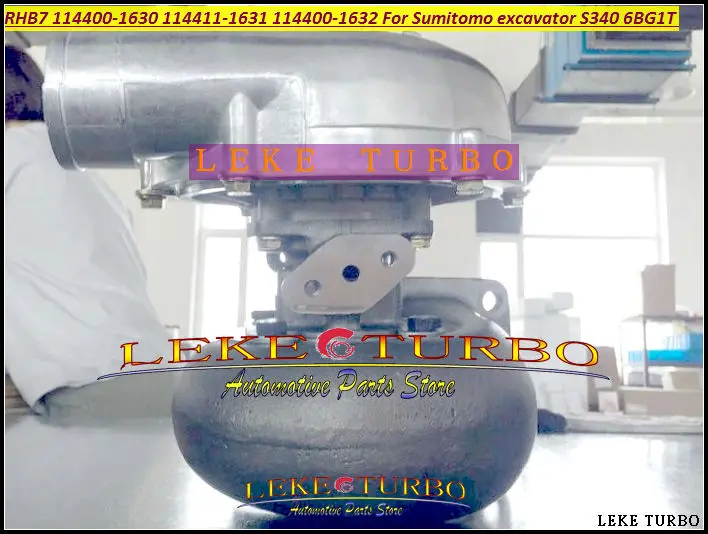 RHB7 114400-1630 114411-1631 114400-1632 Turbo Turbocharger For Sumitomo excavator S340 6BG1T (4)