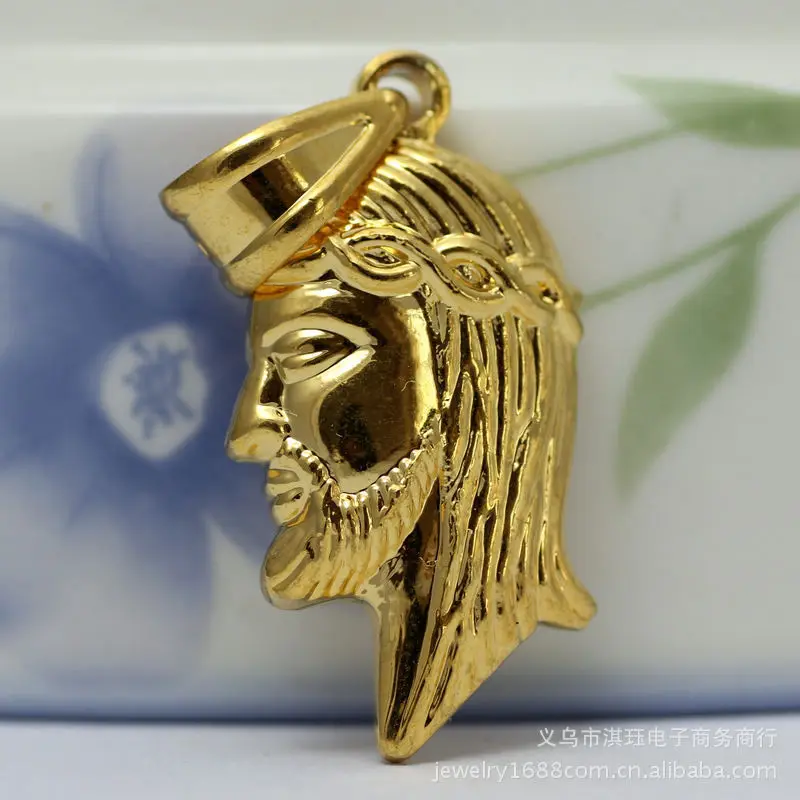 pendant|necklaces 24k goldpendant jesus 