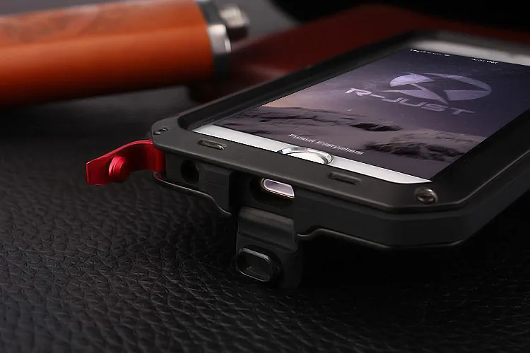 Apple iPhone 6 7 Plus X 4S 5S SEケース用アルミメタル防水ショックプルーフDoom Rugged Armorカバーケースfor iP 6 6S 8 Plus