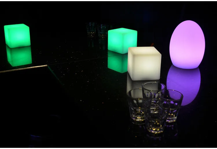 15*15*15CM LED Cube Table Light Remote Control 16 Colors Change