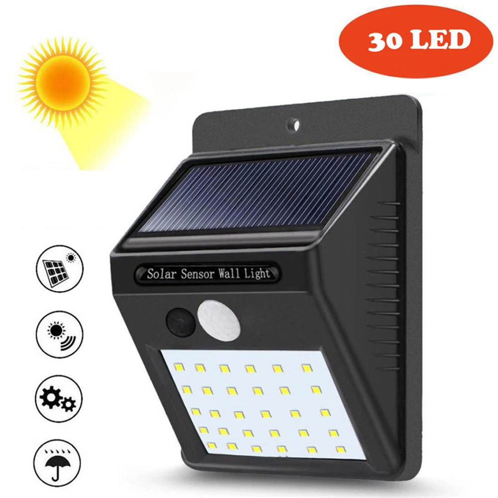 Outdoor Solar Rechargeable LED Solar Wall light camping equipment