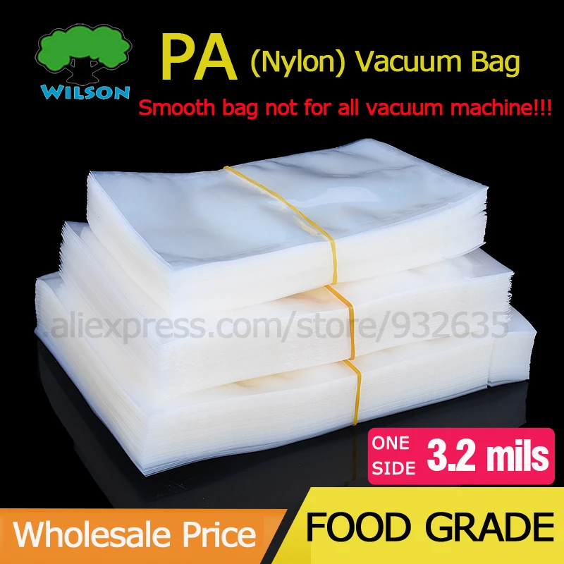 Filosofisch Kreta Kleren Kleine Maat 100 Pcs Nylon Pa Zakje Vacuüm Voedsel Opslag Zakken Pa/Pe (3.2  Mils) hoge Temperatuur Koken Vacuüm Verpakking|vacuum packing|storage  bagstorage bag vacuum - AliExpress