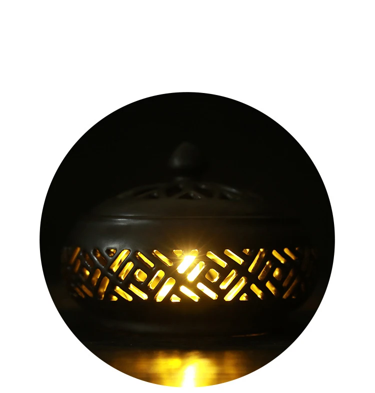 Buy Incense Burner Ceramic with LED Night Light