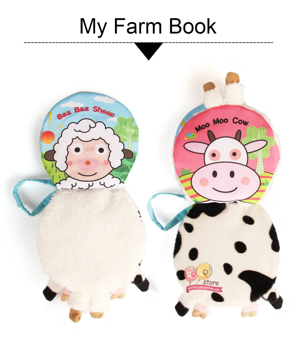 Brinquedos para Crianças Jollybaby Bebê Pano Macio Livro Meu Selva Tecido Atividade Animal Jogo Jogos Livros Educativos Infantil Presente 13 selva tecido atividade animal jogo jogos livros