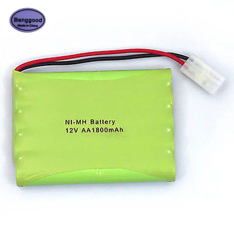 Гарантия качества 12V 1800mAh 10x AA NIMH RC аккумуляторная батарея с разъемом Tamiya для вертолетов, роботов, автомобилей, игрушек