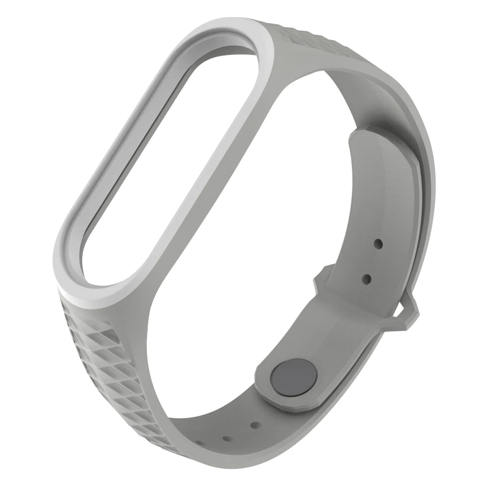 Силиконовый ремешок для браслета Mi Band 3 аксессуары Xiaomi 4 Смарт часы спортивный