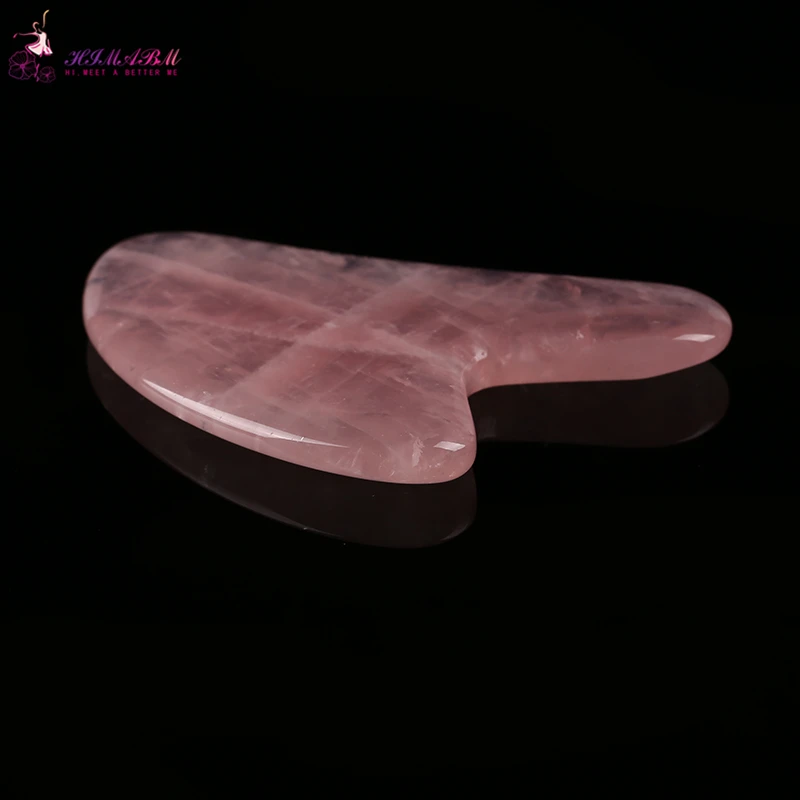HIMABM Natural Rose Quartz Gua Sha Guasha Board Face Body SPA Massage Relax Tool Wrinkle reduction Face Massage Tool Acupuncture HIMABM Natural Rose Quartz Gua Sha Guasha Board Face Body SPA Massage Relax Tool Wrinkle reduction Face Massage Tool Acupuncture
