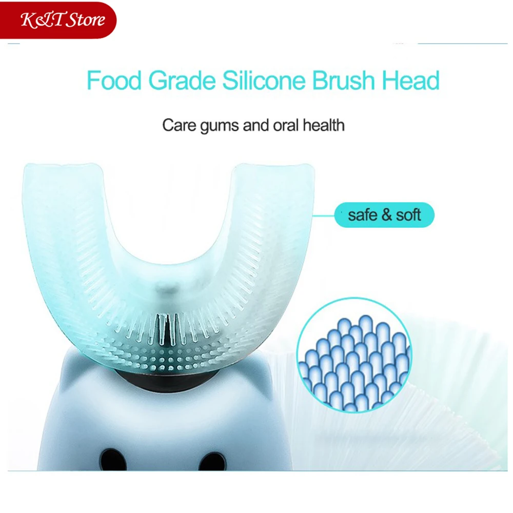 New Kids Sonic 360 Degree Automatic Electric Toothbrush Rechargeable Cartoon Cute Animal Child Ultrasonic Toothbrush Electric New Kids Sonic 360 Degree Automatic Electric Toothbrush Rechargeable Cartoon Cute Animal Child Ultrasonic Toothbrush Electric