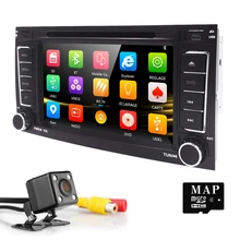 7″AutoRadio 2 din Car DVD player for VW Volkswagen Touareg Transporter T5 Multivan 2004 -2011 GPS Navigation Car audio 3G BT SWC