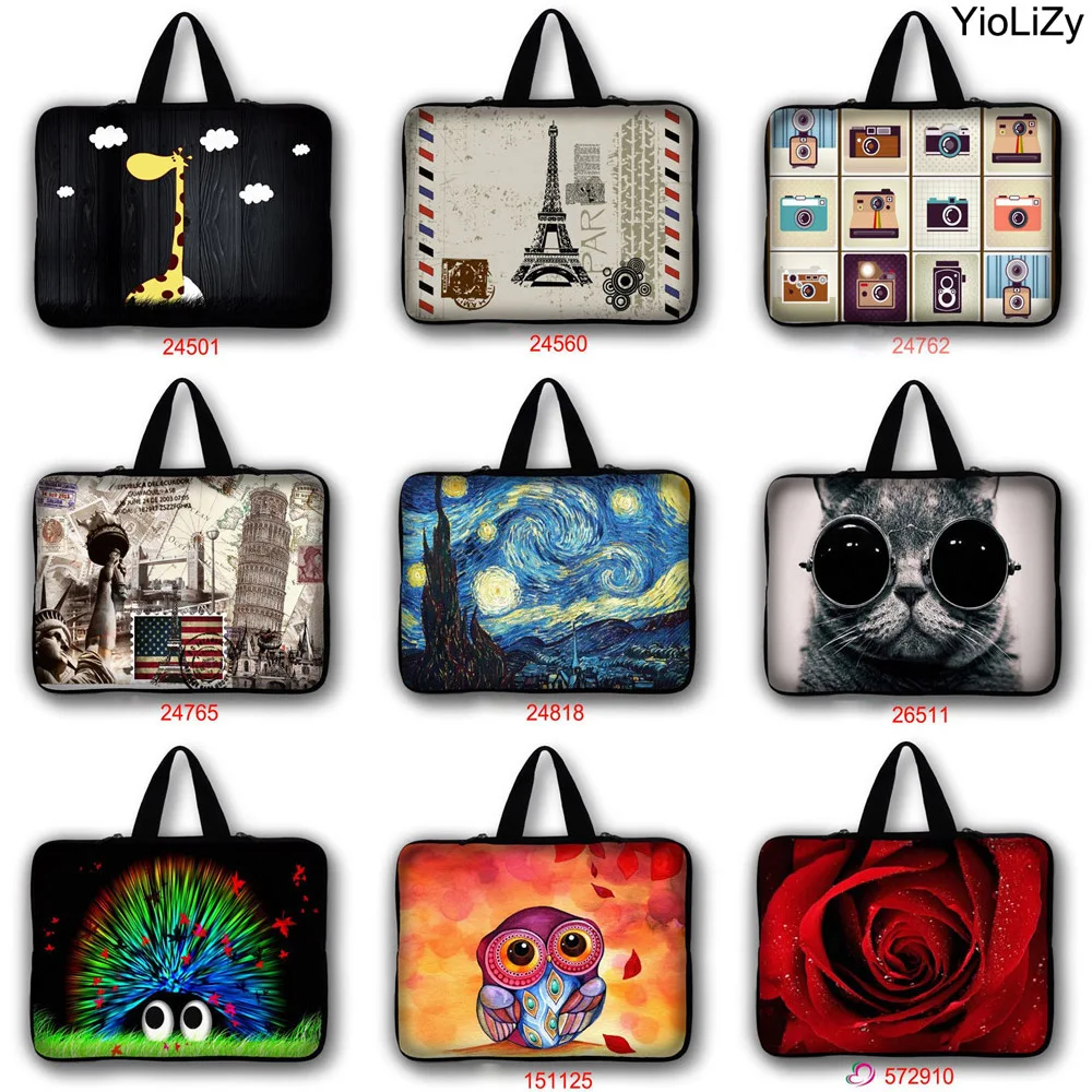 	WOW print Laptop Bag tablet Case 9.7 12 13.3 14.1 15.6 17.3 inch Notebook sleeve cover For macbook pro 13 retina LB-9288