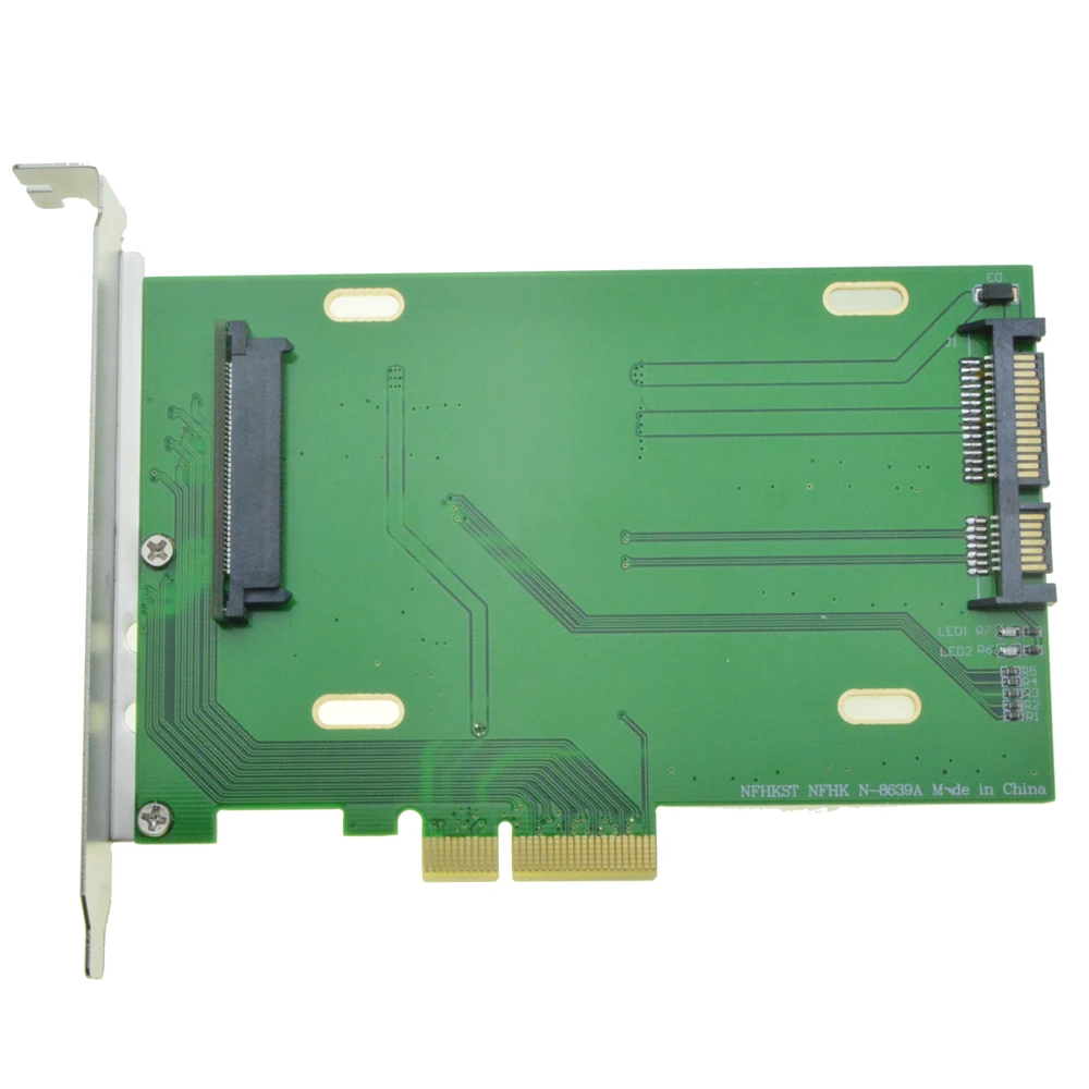 PCI E 3 0x4 полосы в U.2 комплект SFF 8639 адаптер для материнской платы Intel 750 NVMe PCIe SSD express