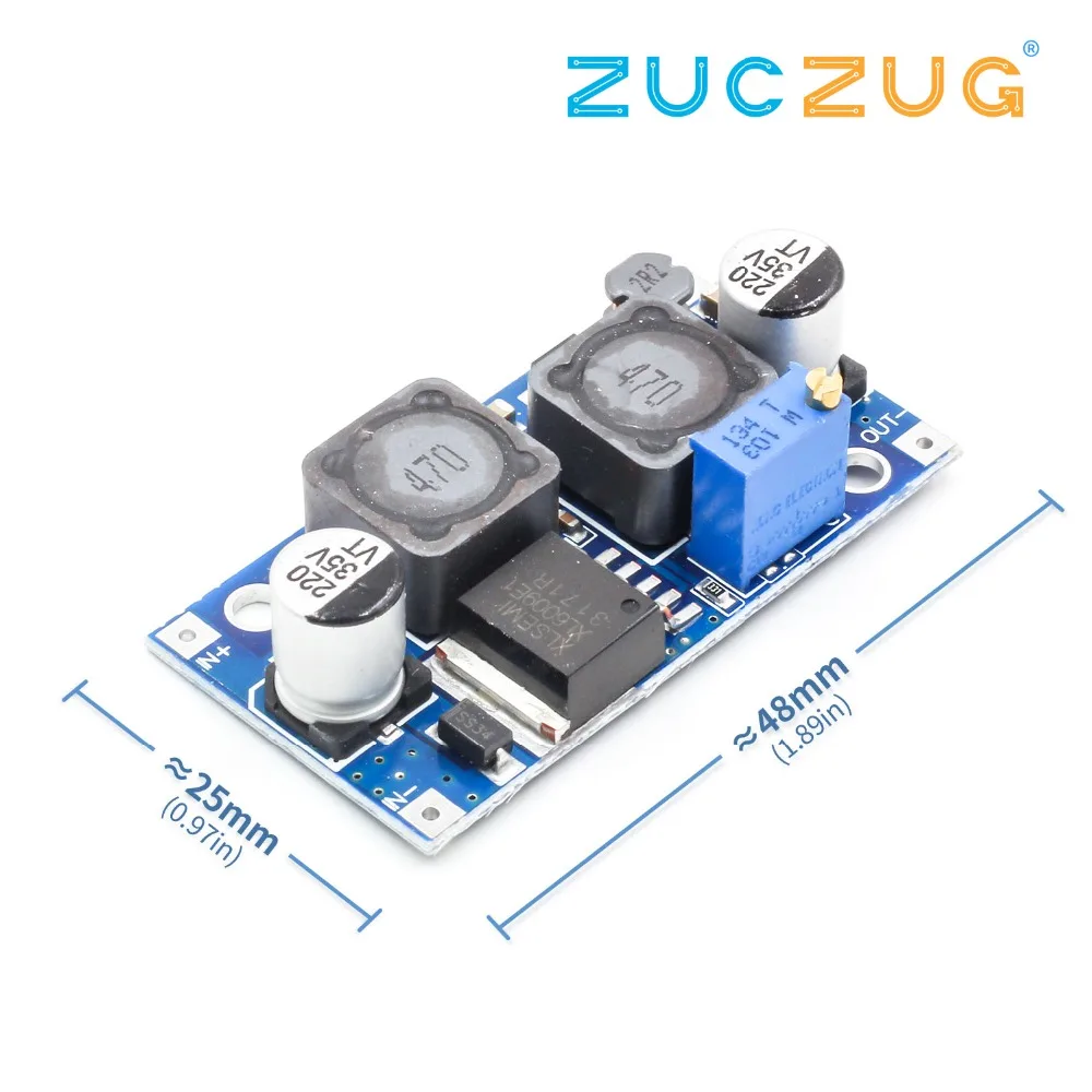 

DC-DC Boost Buck Adjustable Step Up Step Down Automatic Converter XL6009 Module Suitable For Solar Panel 48mm X25mm X14mm Module