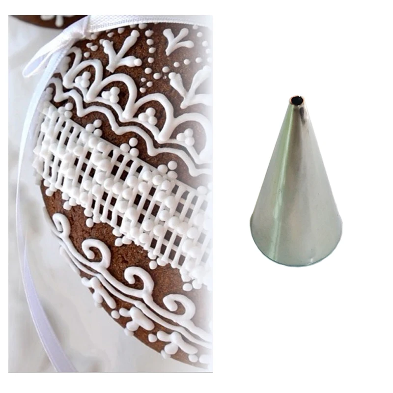 

Round Cream Icing Piping Nozzle Stainless Steel Pastry Tips Cake Cookie Decorating Tool Bakeware Cake Decorating Tools