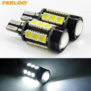 

FEELDO 20Pcs Super White T15 7.5W 5050 15LED COB Wedge Car LED Light Bulb Backup Lamp #HQ3292