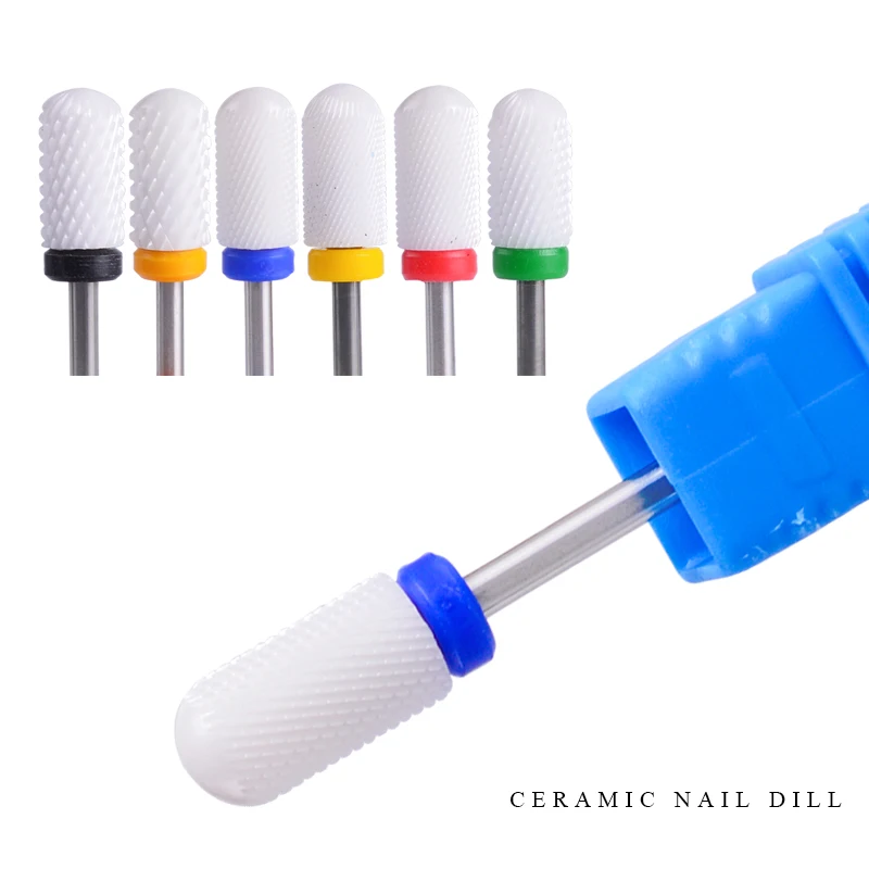 

Ceramic Nail Drill Bit 3/32" Rotary Burr Milling Cutter Bits For Manicure Pedicure Tools Electric Nail Drill Accessories SA629