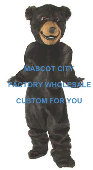 

Baxter Bear Mascot Costume Adult Size Firece Animal Carnival Party Costume Cosply Fancy Dress Free Ship SW495