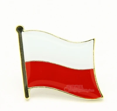 

National Flag Metal Lapel Pin Flag Pin poland