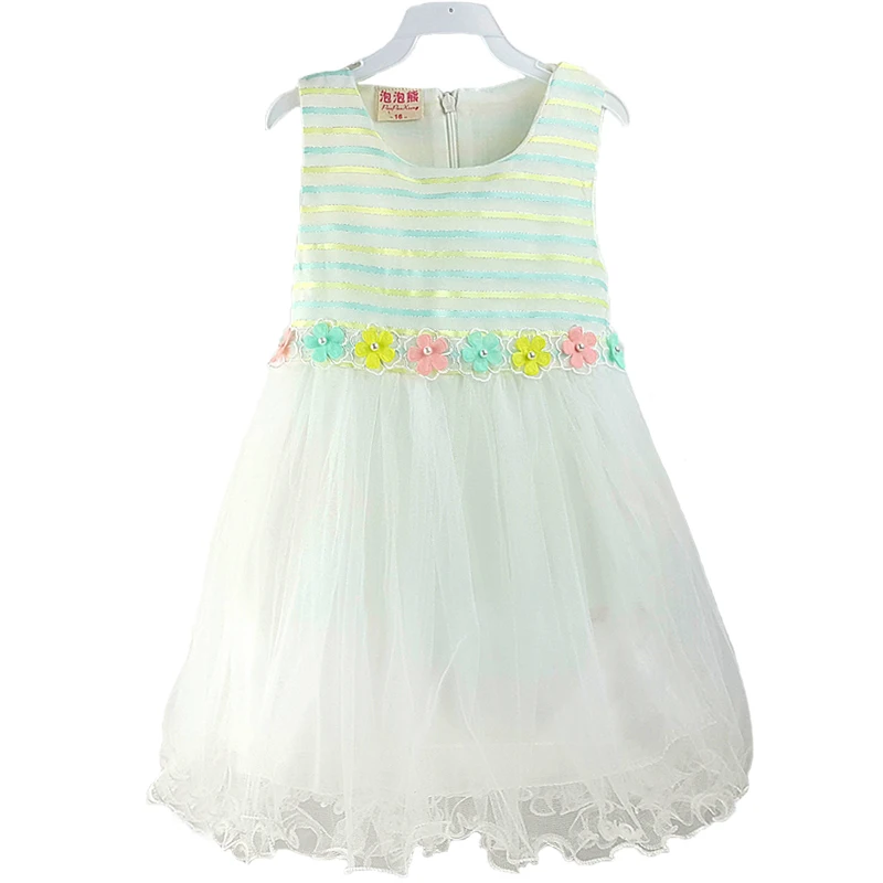 Sweet Summer Children's Princess Dress For Girls, Fashion Cotton Girl