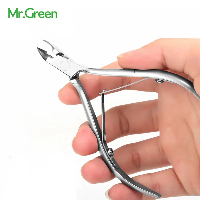 MR. GREEN щипчики для кутикулы кусачки радужные ножницы удаления омертвевшей кожи