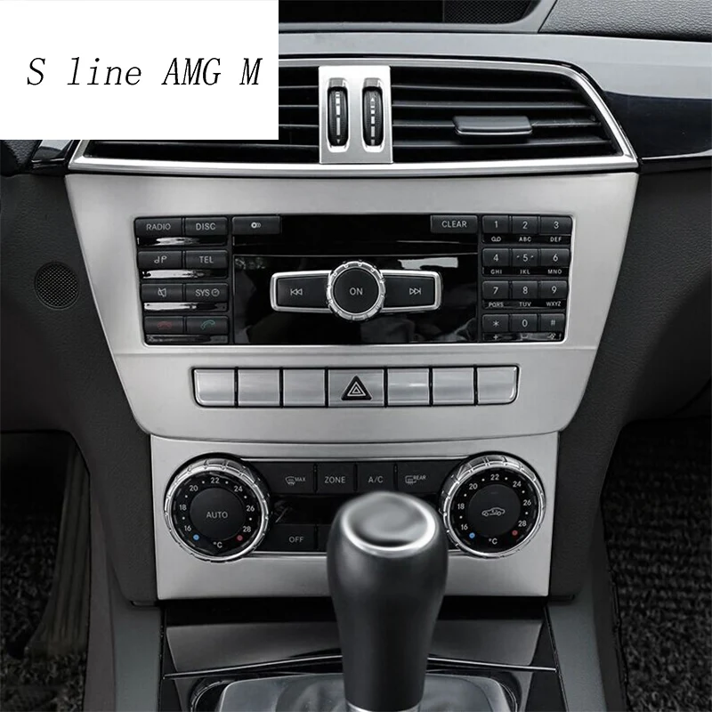 Car Styling Strip Air Conditioning CD Panel Decorative Cover Trim Auto font b Interior b font