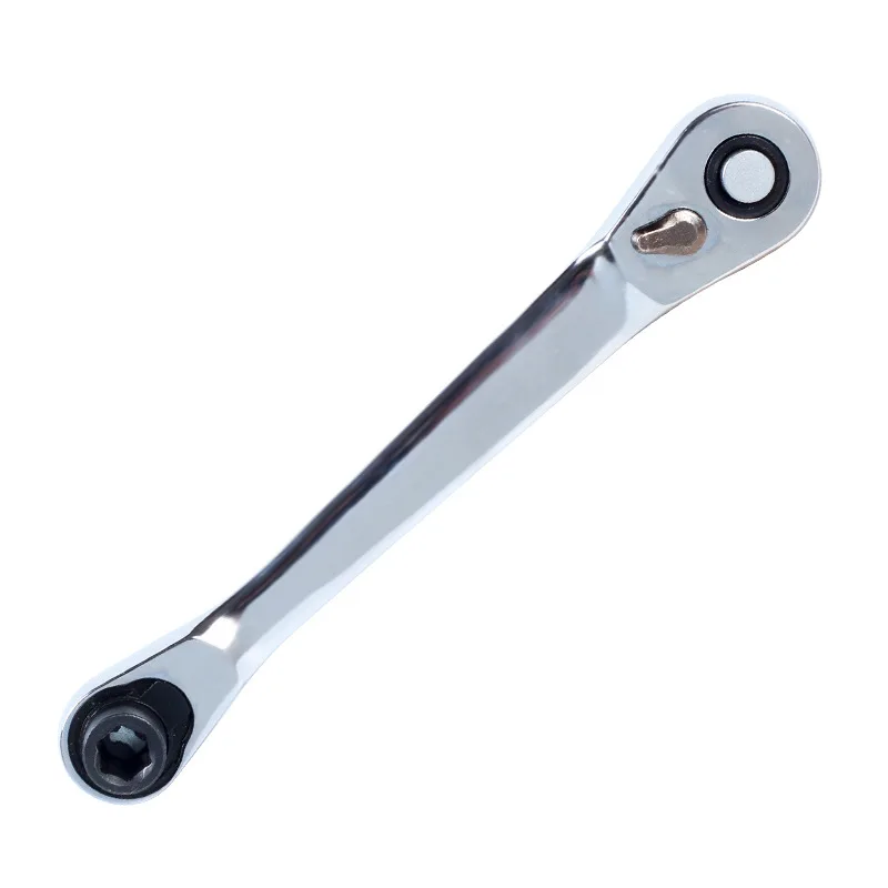 

1/4 Mini ratchet wrench 72 teeth 40CR Multi-functional double-headed Spanner fast socket wrench