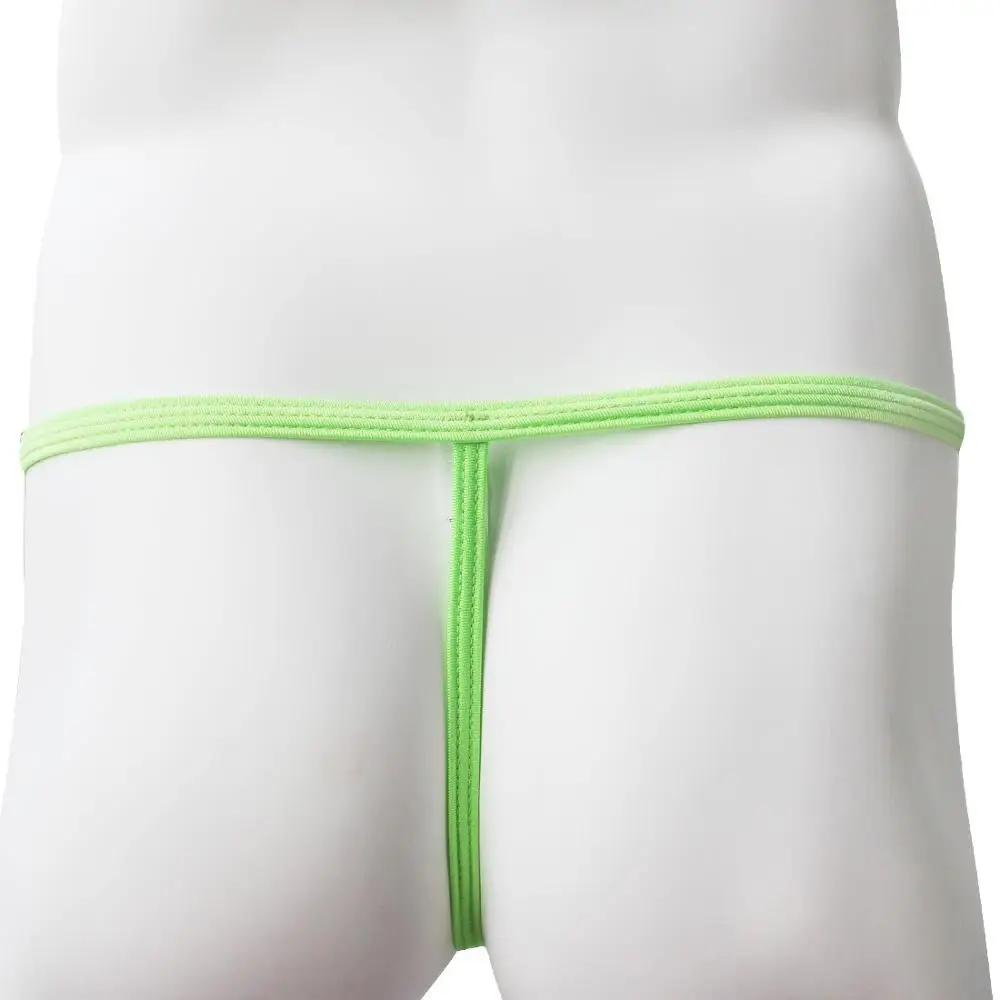Swimwear Men Swimsuit G-string Thong Bikini Swimming Suit See Throng Sretchy Thong Briefs Bottoms Side Underwear Bathing Suit