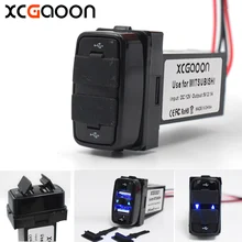 XCGaoon Special 5V 2 1A 2 USB Interface Socket Car Charger for MITSUBISHI DC DC Power