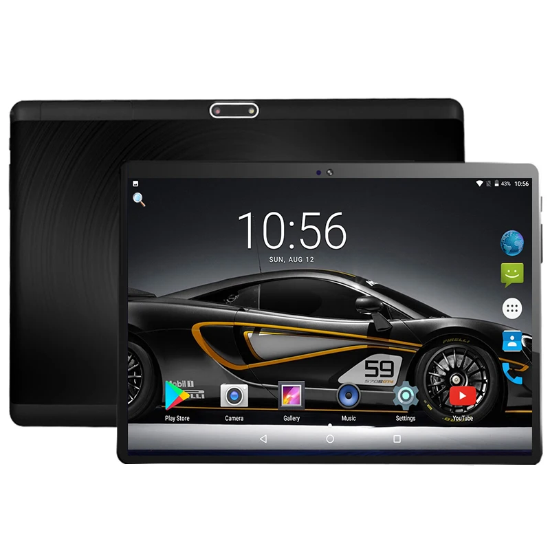 2.5D Стекло 10-дюймовый планшетный Octa core 4 аппарат не привязан к оператору сотовой связи 1280x800 ips HD 5.0MP 4 Гб Оперативная память 32 GB Встроенная память Android 7,0 gps таблетки 10,1 подарки