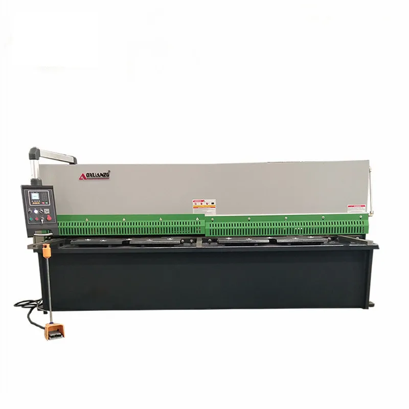 

QC12K-6X3200 Sheet Metal Hydraulic Shearing Machine 240V With Nanjing ESTUN E21S System Controller Cut Machine For Metal Cutting