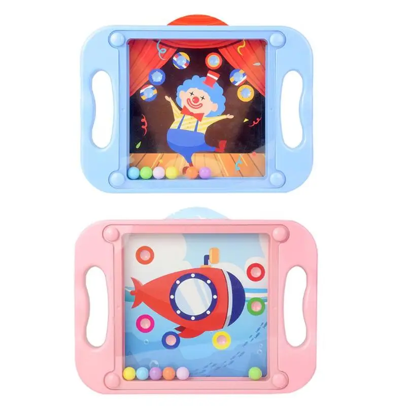 

Kids Palm Balanced Ball Concentration into a hole Play Game Children Balanced Bead Strategy Games Inafnt Balance Training Toys