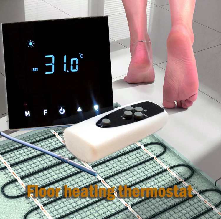 

Remote control External sensor Radiant Floor Heating thermostat with 5KW 20A