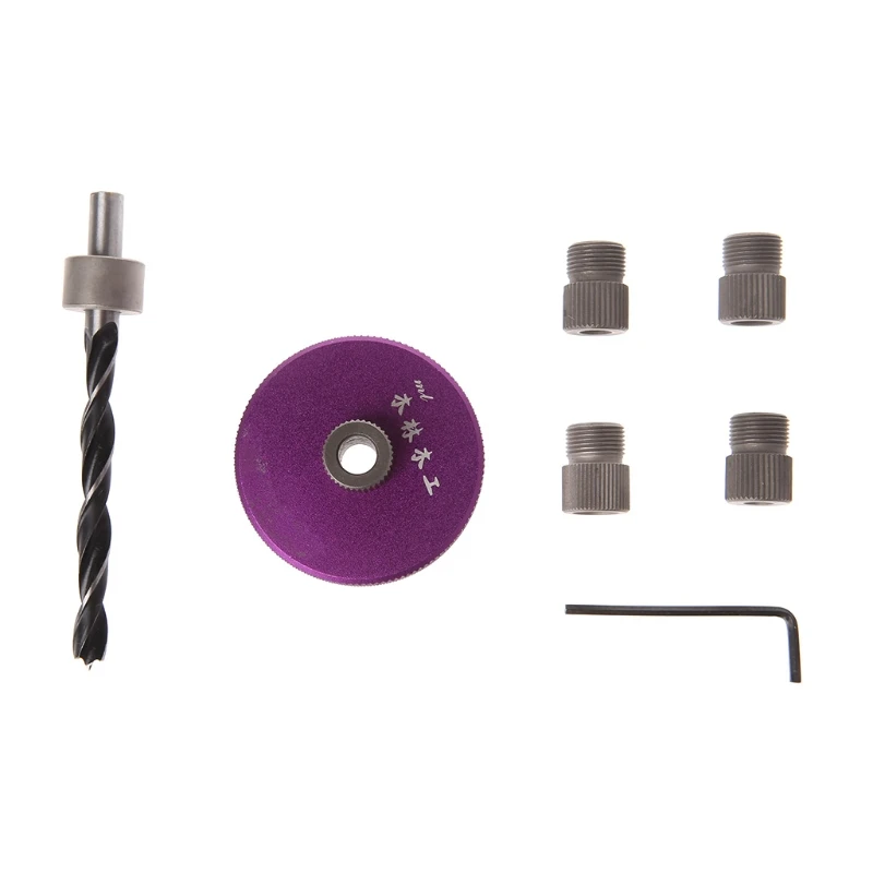 

Joinery System Kit Vertical Hole Jig Puncher Drilling Guide Woodwork Locator New Jul31_35
