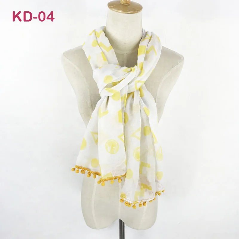 Модный стильный милый шарф для девочек, милый вискозный детский шарф, шаль, красивые студенческие шарфы, полосатые детские шарфы с помпонами