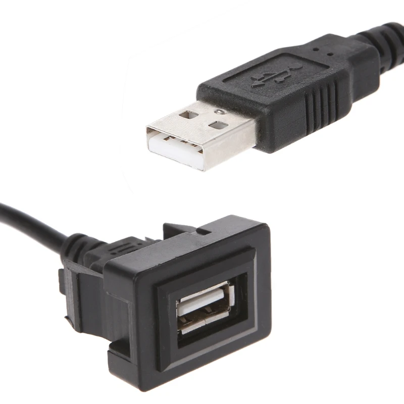 OOTDTY автомобильный 12 24 В AUX USB порт адаптер шнур провод зарядка для Toyota VIGO/Vios/Corolla