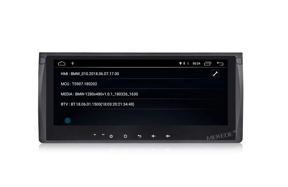 10,25 дюймов Android 8,1 4G LTE автомобильный DVD радио плеер для bmw e53 E39 X5 с gps BT RDS USB SD руль 2 Гб ram 16 Гб rom wifi