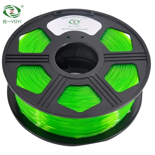 YOYI 1,75 мм prtg 3D Принтер Нити зеленый цвет Материал ПЭТГ для 3d машины - Цвет: green